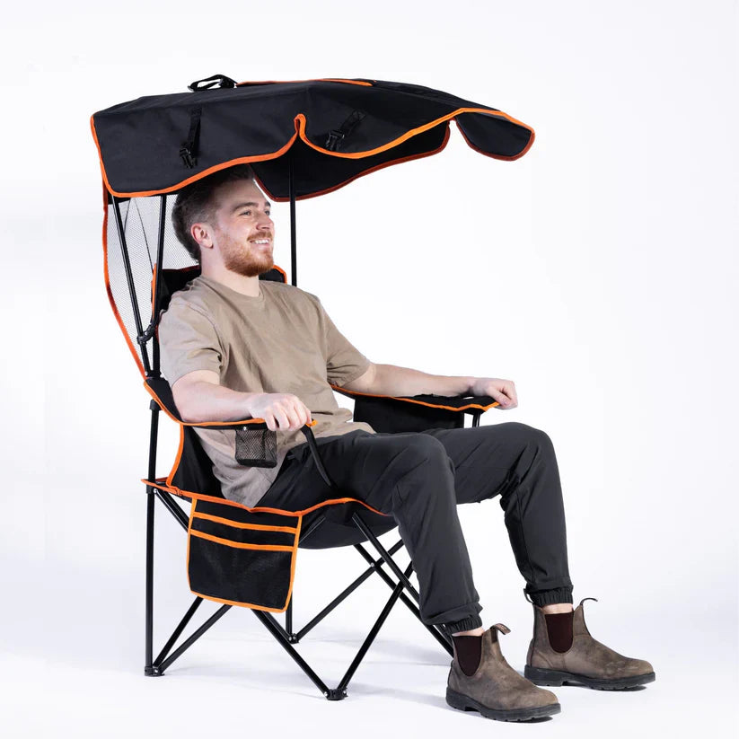 🪑Mosquito-Repellent Folding Camp Chair | Outdoor Comfort Without the Bites 🌿🦟