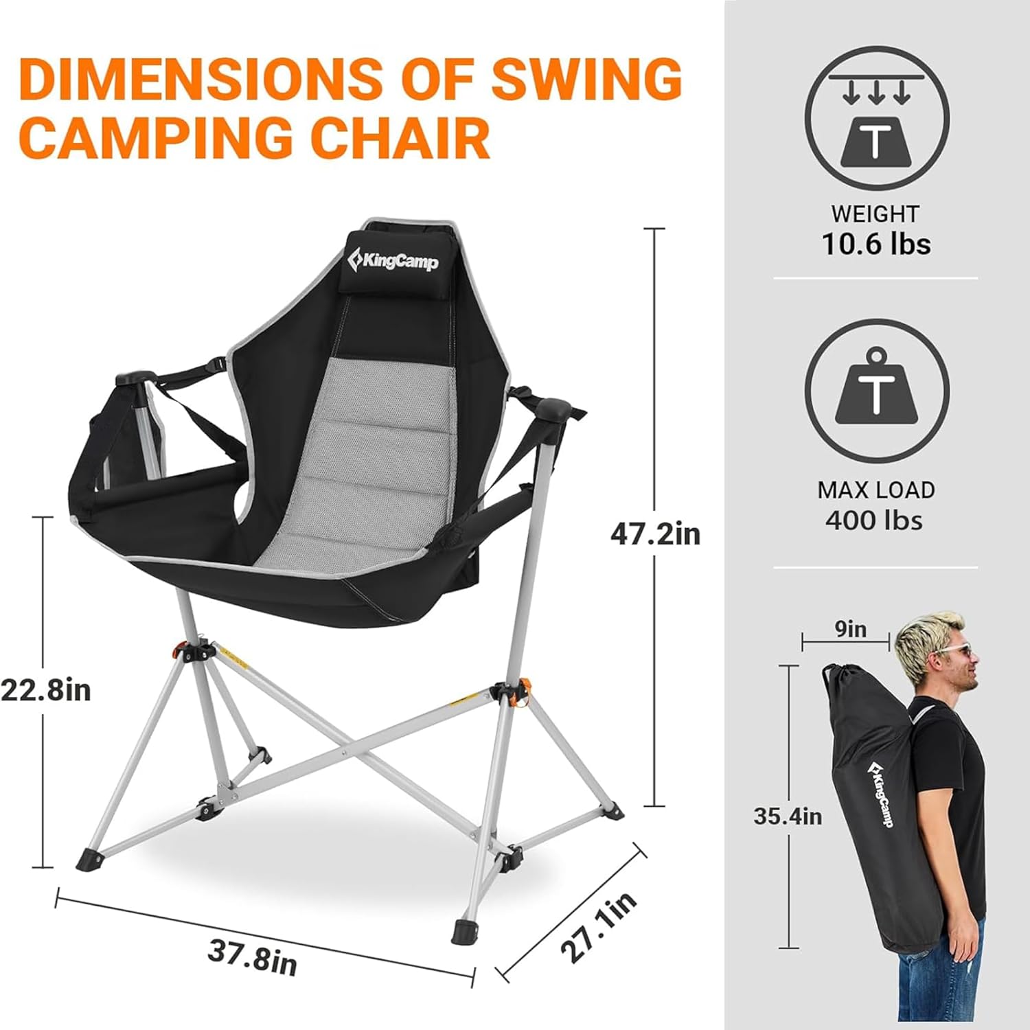 “Hammock Chair with Footrest”
