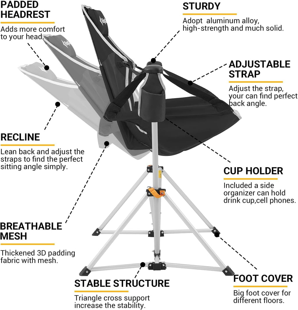 “Hammock Chair with Footrest”