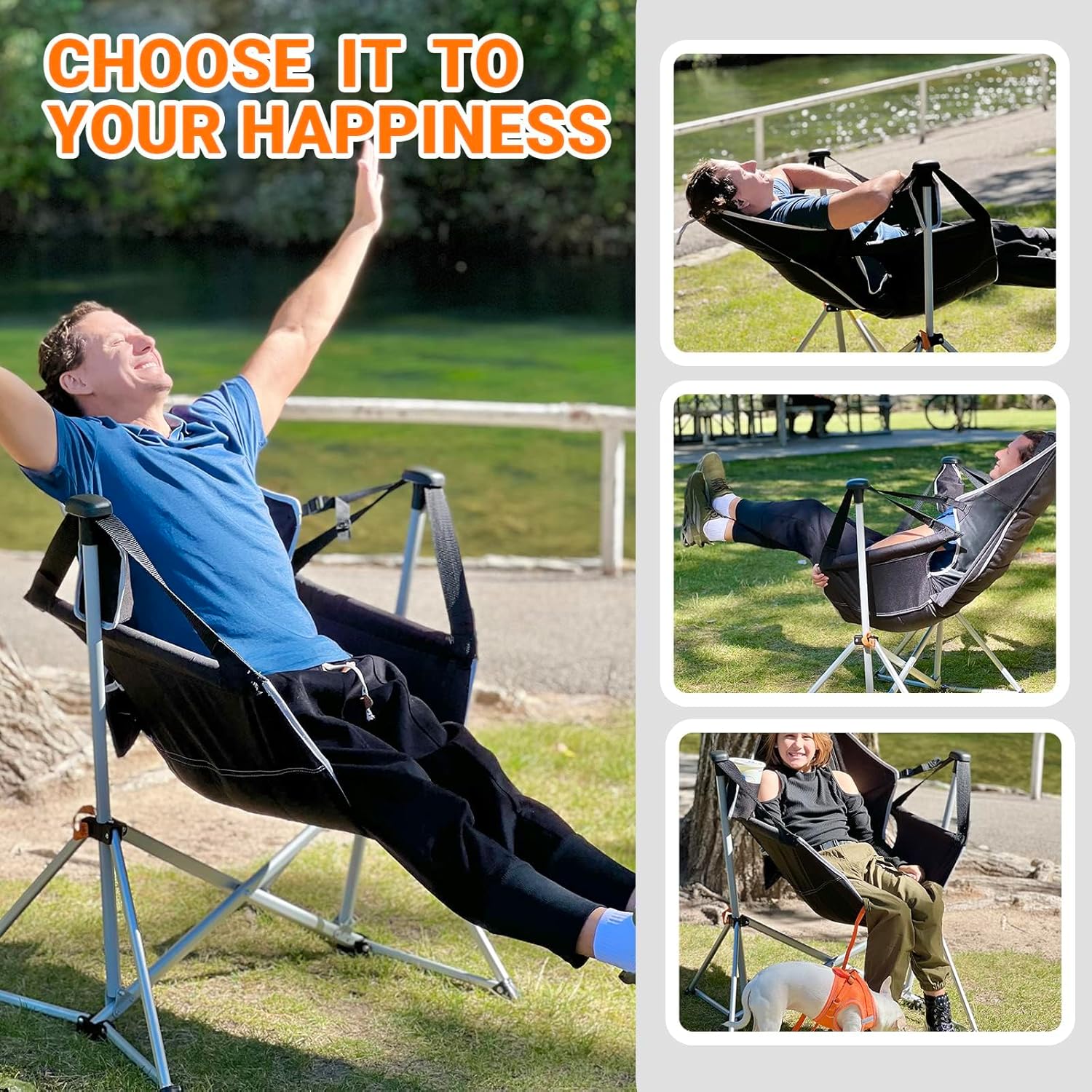 “Hammock Chair with Footrest”