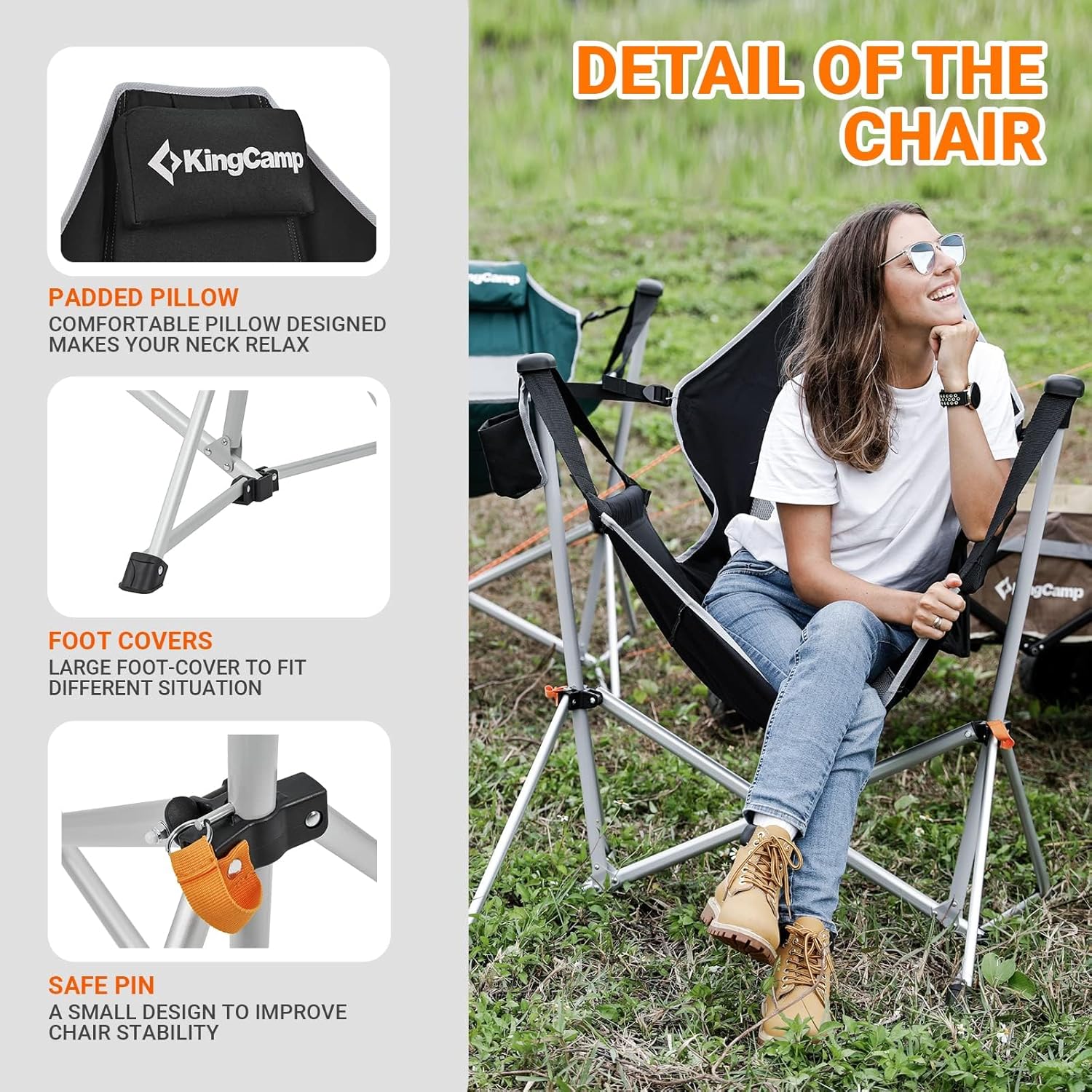 “Hammock Chair with Footrest”
